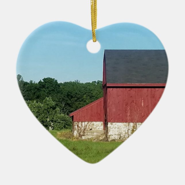 Land Barn Julgransprydnad Keramik (Framsidan)