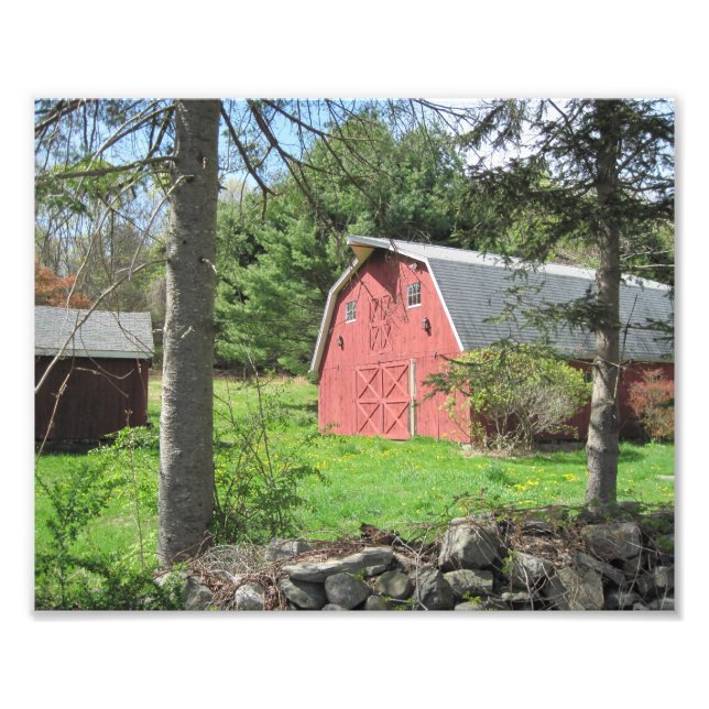 Land Barn Photo Print Fototryck (Framsidan)