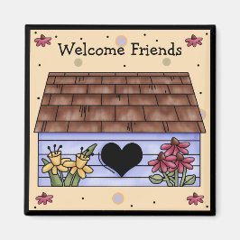 Land Birdhouse Fridge Magnet