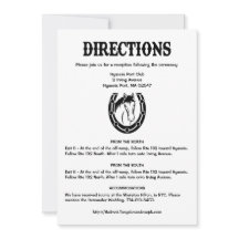 Land Black Bröllop Directions Horse Horseshoe
