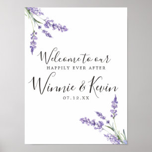 Land Blommigt, Lavender Bröllop Poster