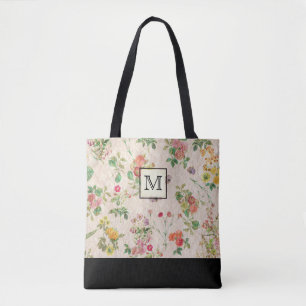Land Blommigt Monogram Tygkasse