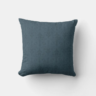 Land Blue på Blue Damask American MOJO Pillow Kudde