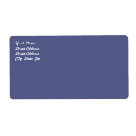 Land Blue Shipping Label Fraktsedel