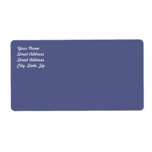 Land Blue Shipping Label Fraktsedel