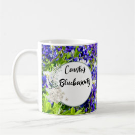 Land Bluebonnet Wildblommor China Mugg