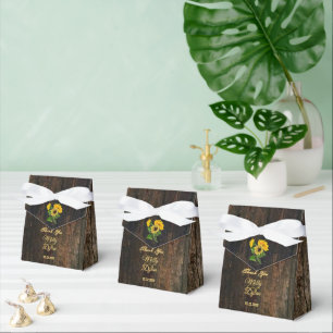 Land Boots Hat, Barn Wood Wedding Favor Boxes Presentaskar