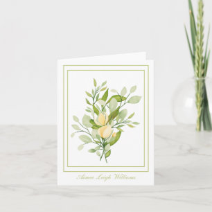 Land Bouquet-Personlig-mappat gratulationskort Kort
