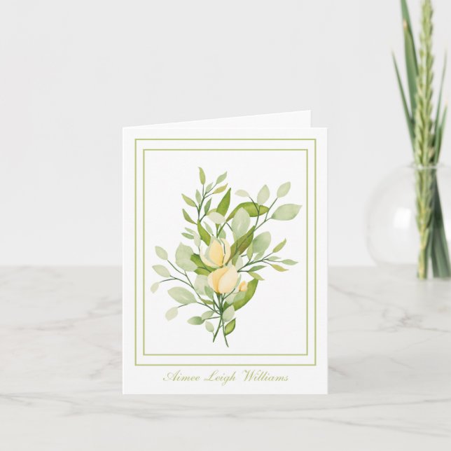 Land Bouquet-Personlig-mappat gratulationskort Kort (Framsida)