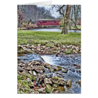 Land Bridge (HDR) Hälsningskort