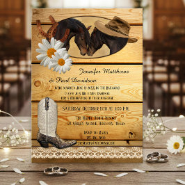 Land Bröllop eller Efterbröllopsfest Inbjudan