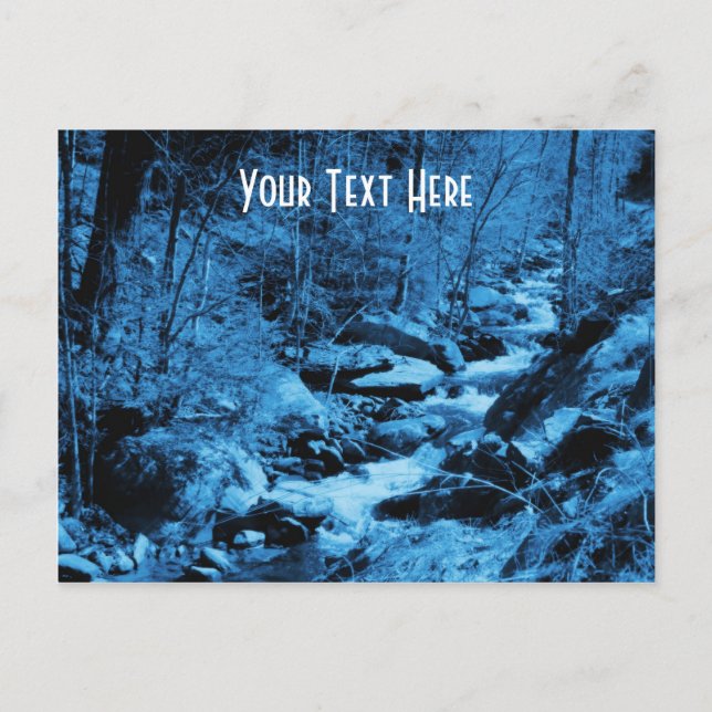 Land Brook Nature Anpassade vykort (Framsida)