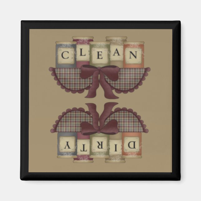Land Burk Dishwasher Magnet (Framsidan)