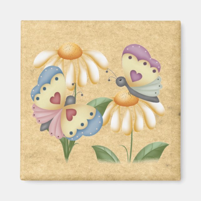 Land Butterflies Magnet (Framsidan)