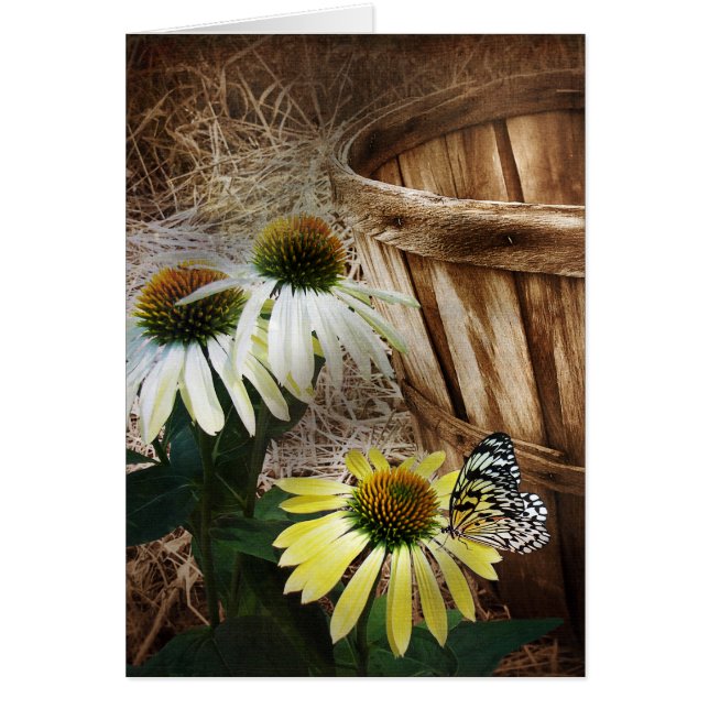 Land Butterfly Hälsningskort (Framsidan)