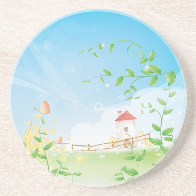 Land Butterfly Underlägg Sandsten (Framsidan)