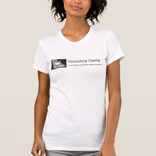 Land Camp Women's Shirt T Shirt (Framsida)