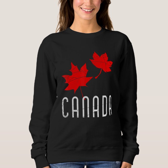Land Canadian Maple Löv Canada 1 T Shirt (Framsida)
