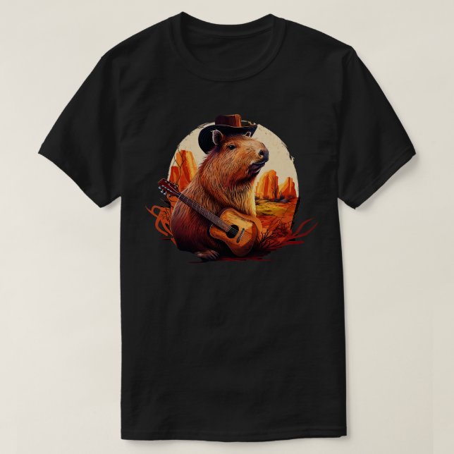 Land Capybara 5 T Shirt (Design framsida)