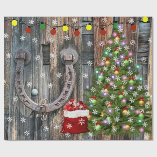 Land Charm jul Presentpapper (Platt)