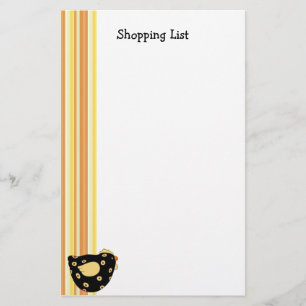 Land Chick Shopping List Brevpapper