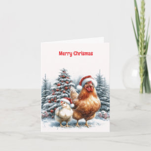 Land Chicken-julkort Kort