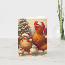 Land Chicken-julkort Kort