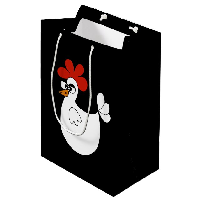 Land Chicken-serverns medelstora presentsäck (Framsidan Vinklad)