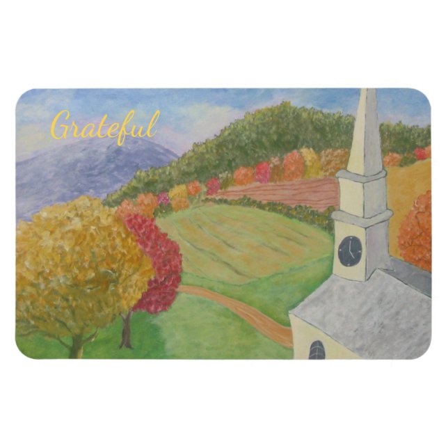 Land Church Gratitude Magnet (Horisontell)