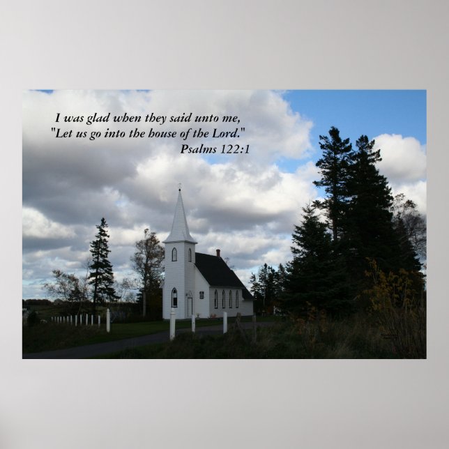 Land Church, "jag var glad" poster (Framsidan)