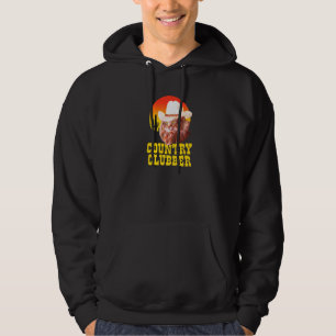 Land Clubber Cowboy Hat Cat Land Western Mu Hoodie
