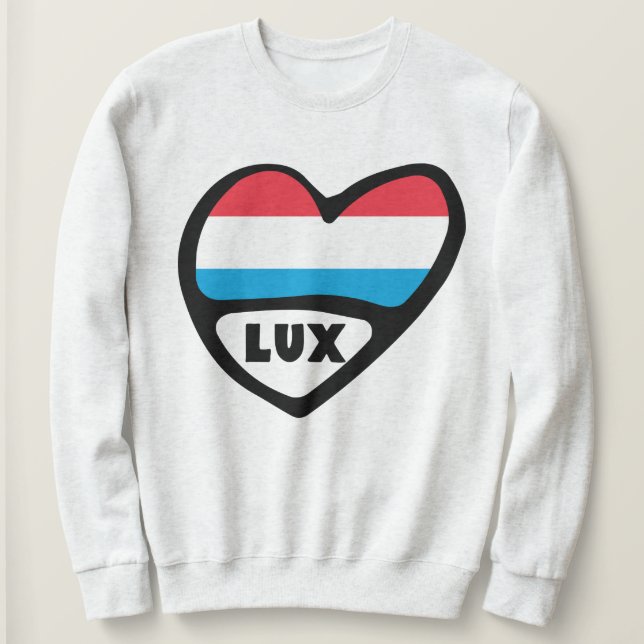 Land Code Flagga Heart LUX T Shirt (Design framsida)