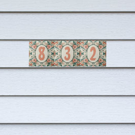 Land Cottage Blommigt Anpassade Kakelplatta