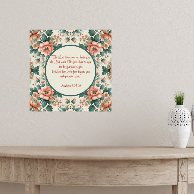 Land Cottage Blommigt Blating Poster (Skapare uppladdad)