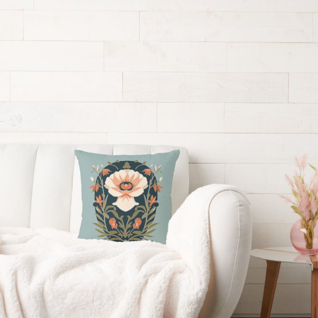 Land Cottage Blommigt Kudde (Soffa)