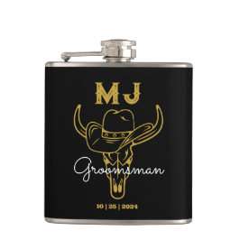 Land Cowboy Personlig Marskalkars Monogram Fickplunta
