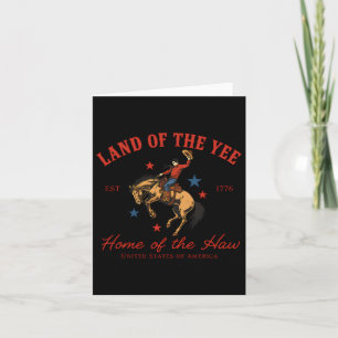 Land Cowboy Rodeo Patriotic USA:s Westerna land Kort