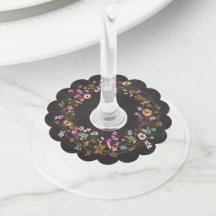 Land Cowgirl Stil Blommigt Wandan Art Motif
