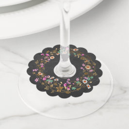 Land Cowgirl Stil Blommigt Wandan Art Motif