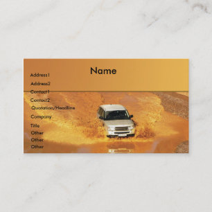 Land Cruiser Visitkort