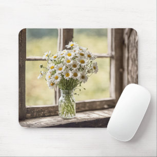 Land Daisy Bouquet i fönster Musmatta