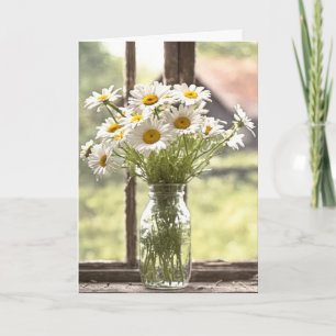 Land Daisy Bouquet Kort