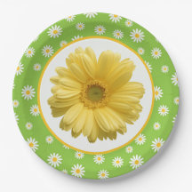 Land Daisy Mönster Grönt
