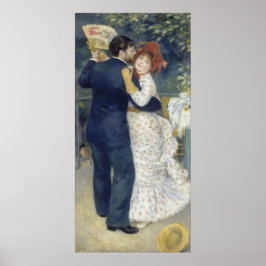 Land Dance av Pierre-Auguste Renoir Poster