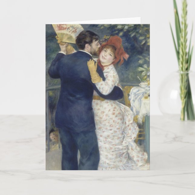 Land Dance - Renoir Impressionist Painting Kort (Framsida)