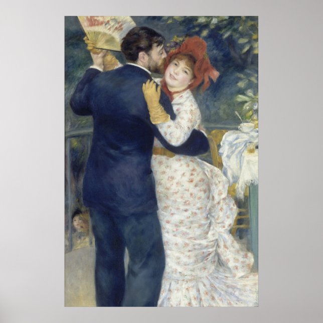 Land Dance - Renoir Impressionist Painting Poster (Framsidan)