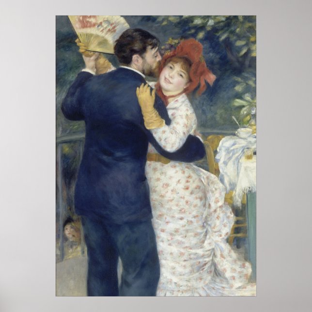 Land Dance - Renoir Impressionist Painting Poster (Framsidan)