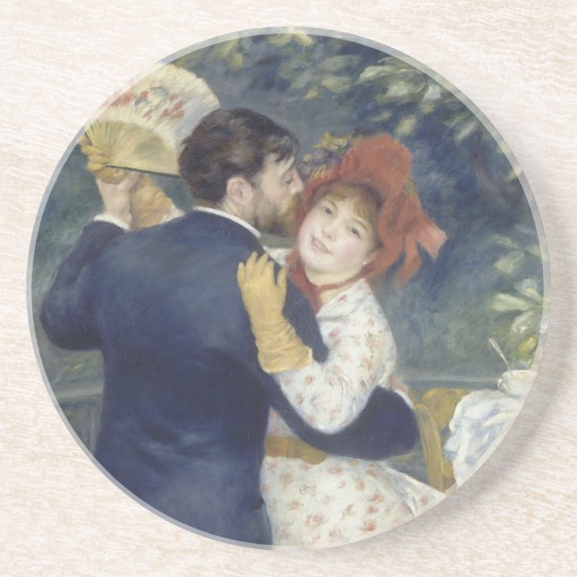 Land Dance - Renoir Impressionist Painting Underlägg (Framsidan)