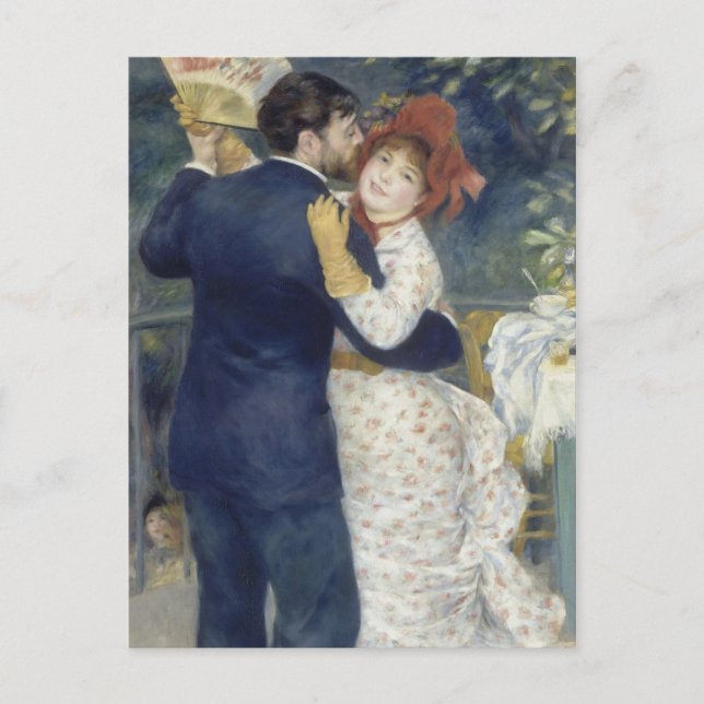 Land Dance - Renoir Impressionist Painting Vykort (Framsida)