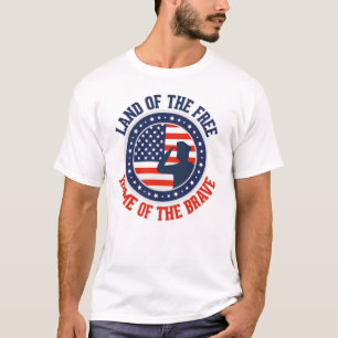 Land där Modiga fritt hus är beläget - minnesdag T Shirt